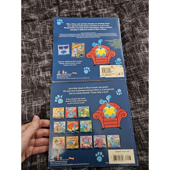 Blue's Clues Vintage Lot/Bundle Of 2 Books.  Lift The Flap And Joe's Scrapbook - Picture 7 of 7